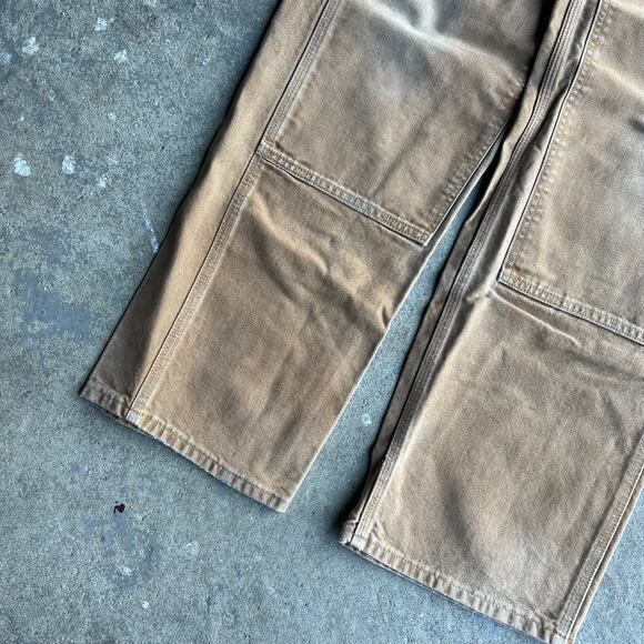 Vintage carhartt brown double knee work wear carpenter pants - Picture 5 of 9